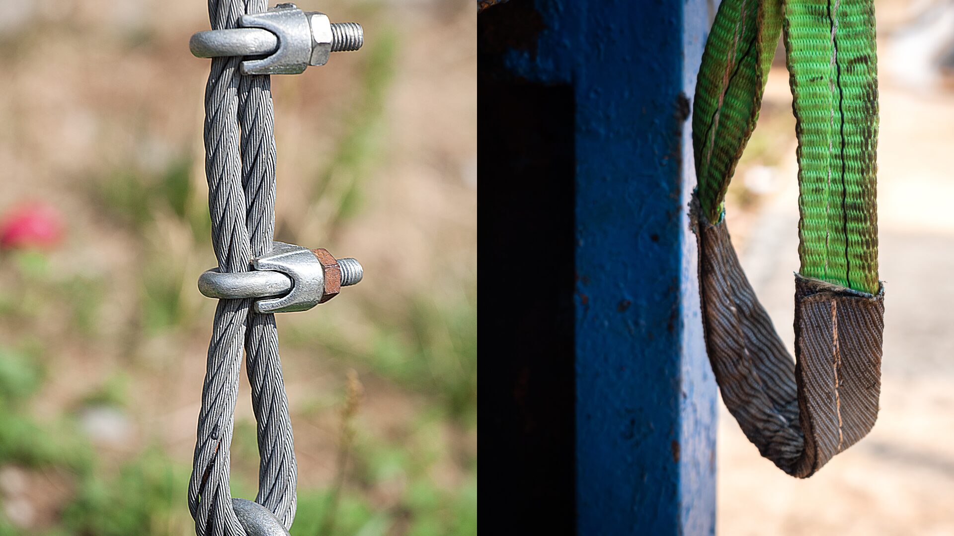 ワイヤーロープとベルトスリングの違いを徹底比較｜使い分けポイントと管理方法のアイキャッチ画像です。